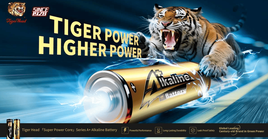 Pile alcaline A+ de Tigerhead