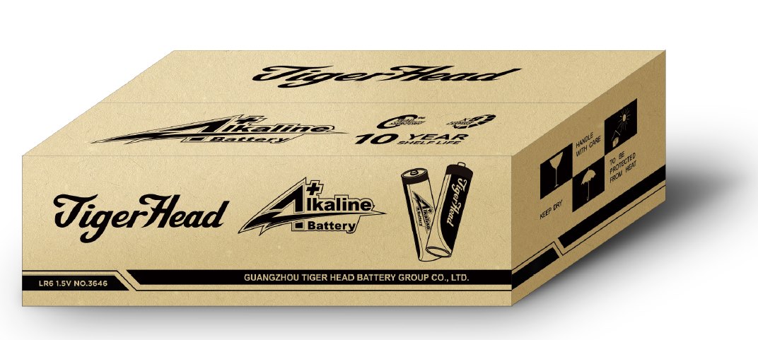 PILES ALCALINES TIGER HEAD A+ LR6 TAILLE AA