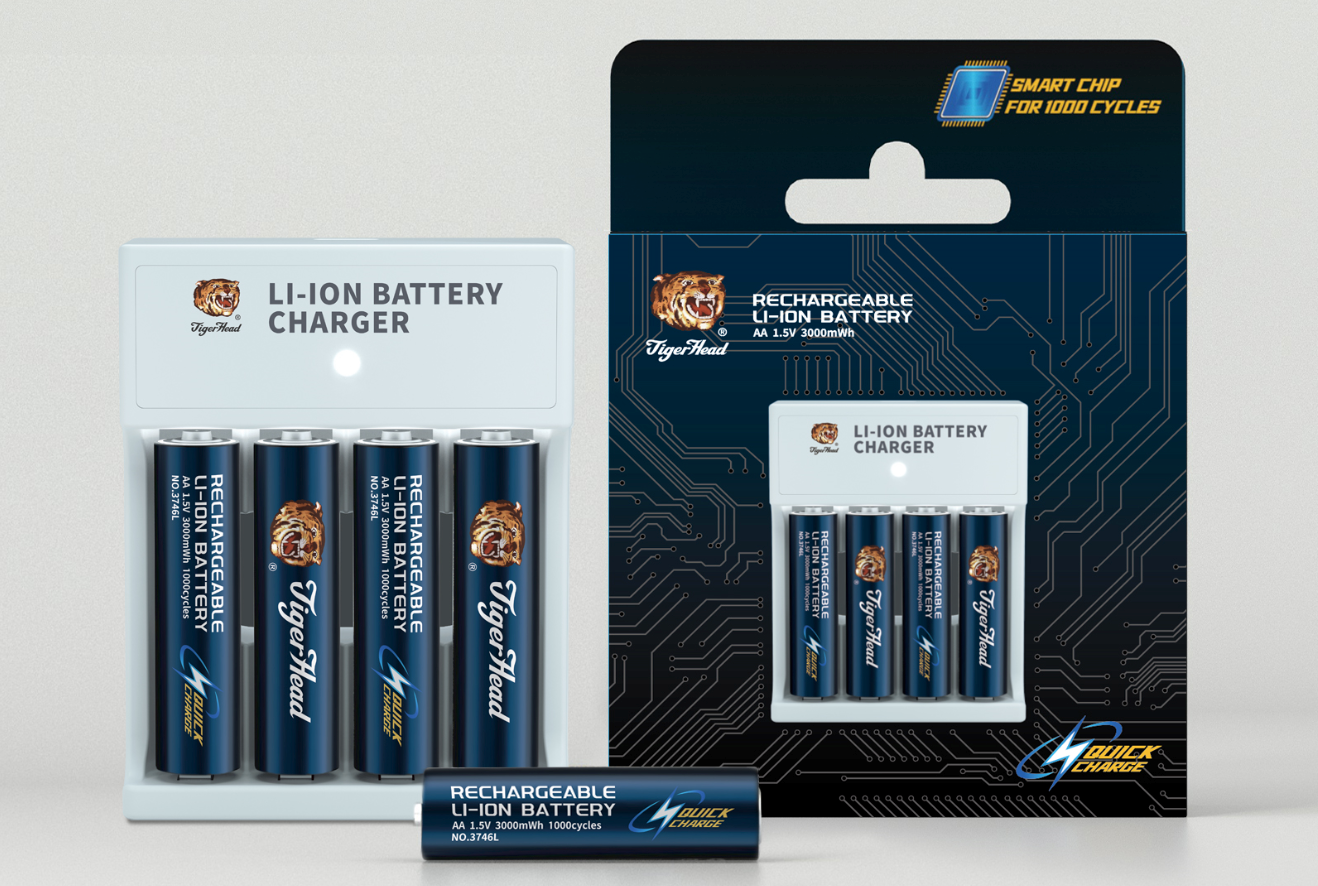 Batterie Li-ion rechargeable de 1,5 V