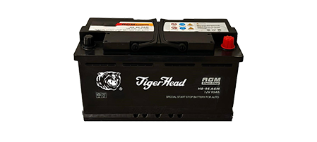 Batteries de démarrage et d'arrêt Tiger Head H8-95 AGM